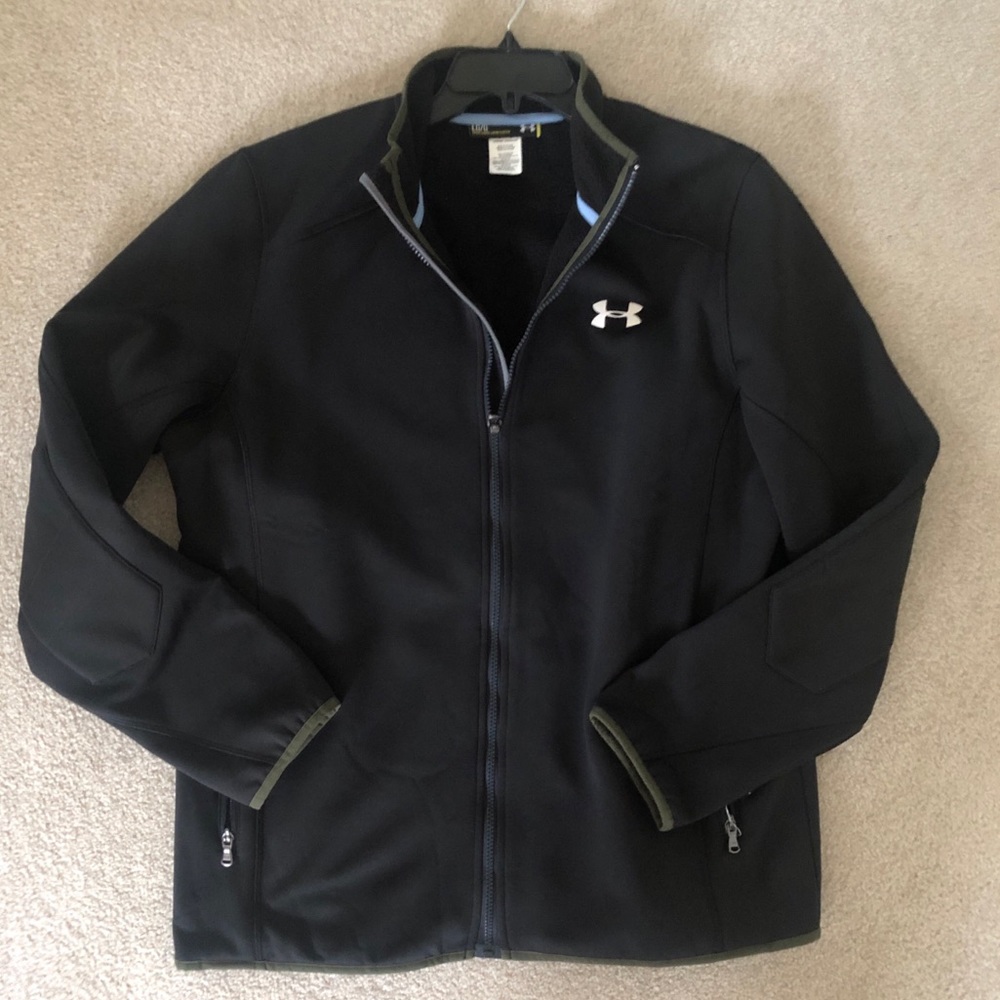 New without tag Men’s Under Armour fleece Zip Jacket large